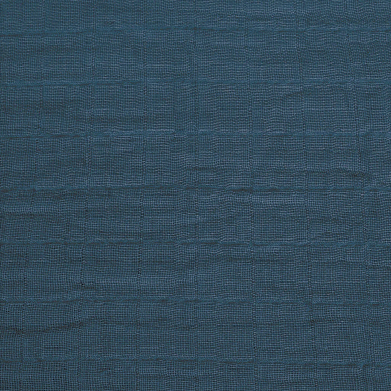 Drap contour mousseline - Marine