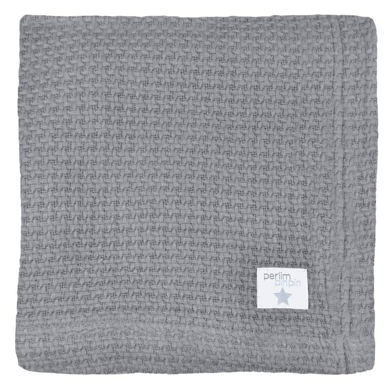 Bamboo knitted blanket - Galet