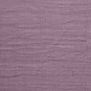 Drap contour en mousseline - Prune