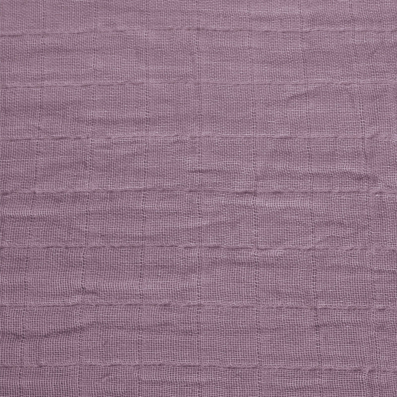 Drap contour en mousseline - Prune