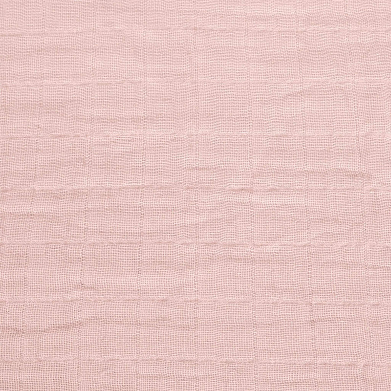 Housse pour matelas à langer en mousseline  - Rose