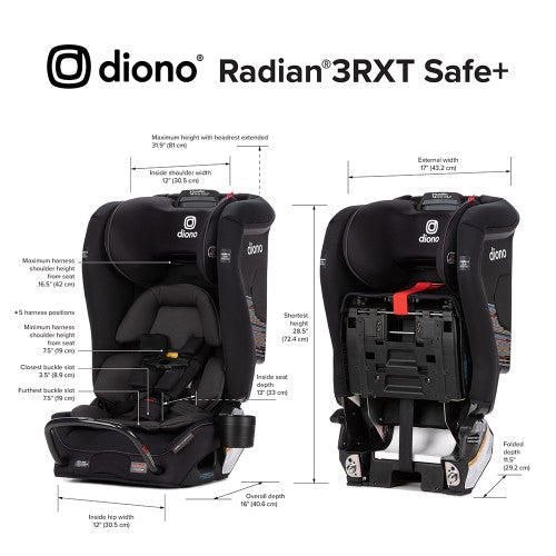 Siège d'auto Radian 3RXT Safe+ - Gris