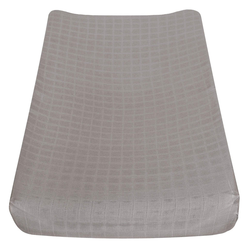 Housse pour matelas à langer en mousseline  - Taupe