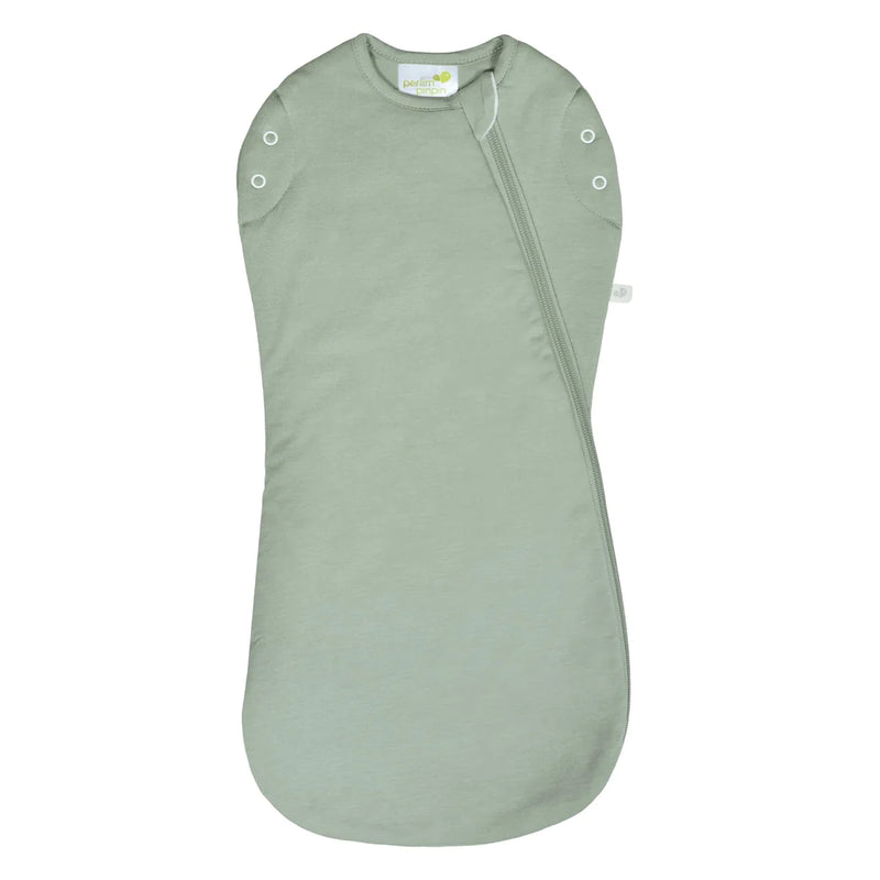 Sac de nuit nouveau-né en bambou - Vert mousse (1 tog)