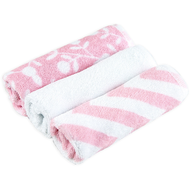 3-Pack Washcloths | Girl