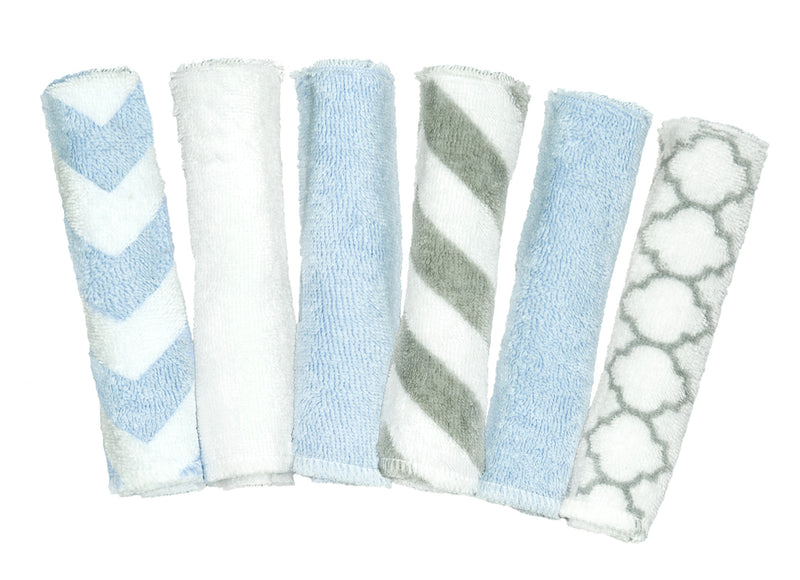 6-Pack Washcloths | Boy Prints