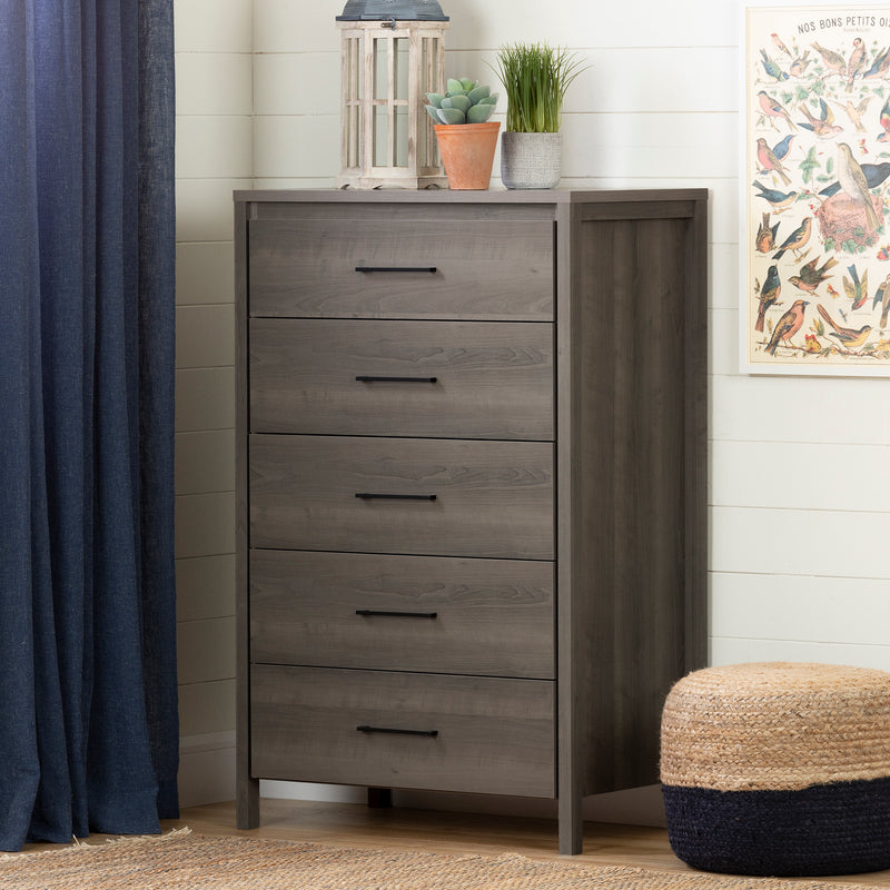 5-Drawer Chest  Gravity Gray Maple 9036035