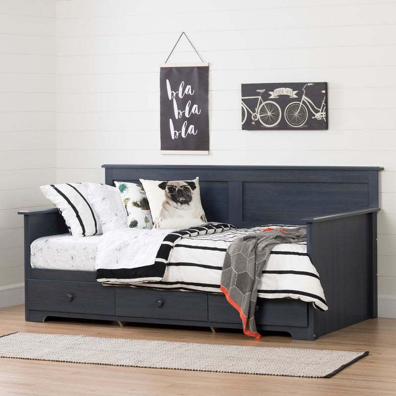 Daybed with Storage  Summer Breeze Blueberry 