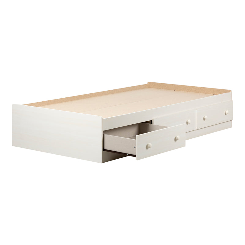 Lit matelot 3 tiroirs simple 39" Summer Breeze -Blanc antique