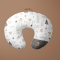 Coussin d'allaitement - Nuit enneigée — Textile Patlin