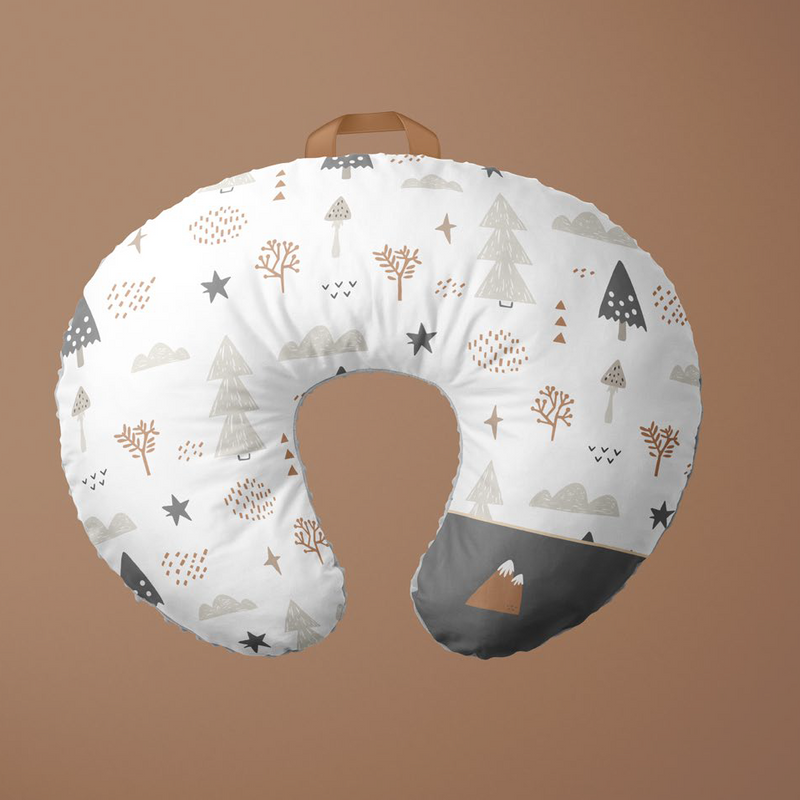 Coussin d'allaitement - Nuit enneigée