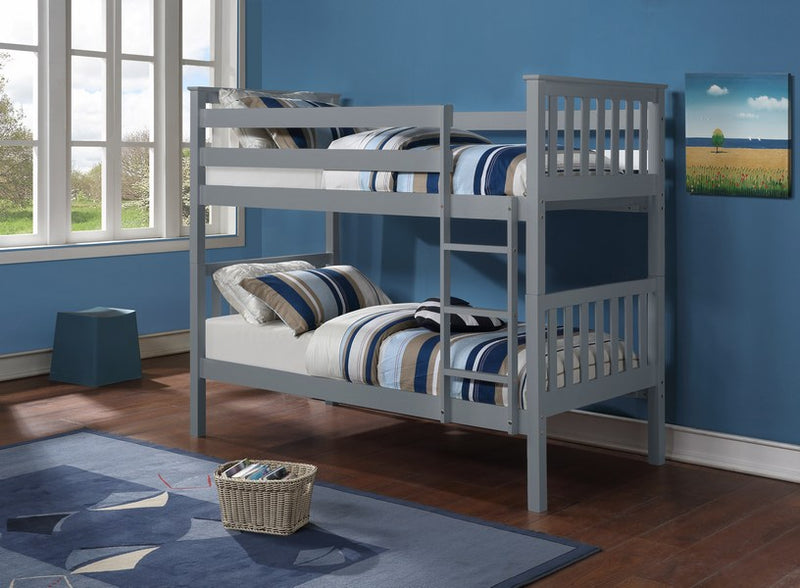 Bunk bed 39"/39" - Grey