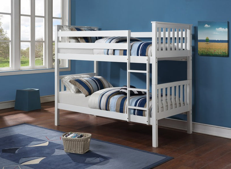 Bunk bed 39"/39" - white