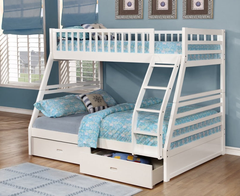 Lits Superposés 39''/54'' - Blanc