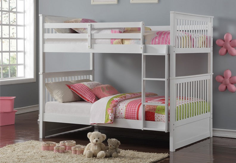 54 "/ 54" bunk beds - White