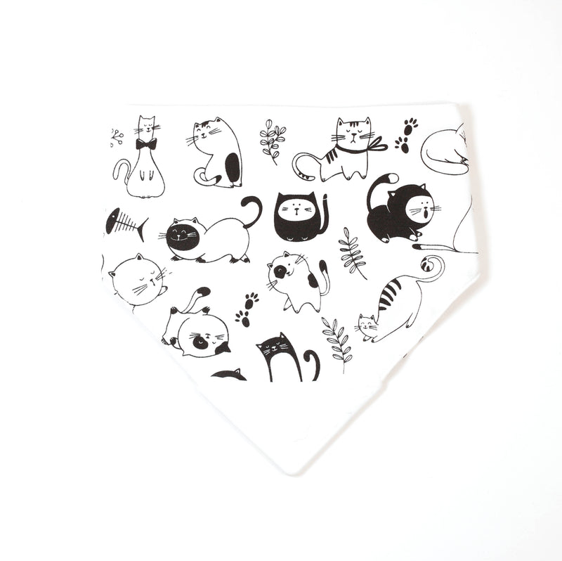 Teething bib Cat
