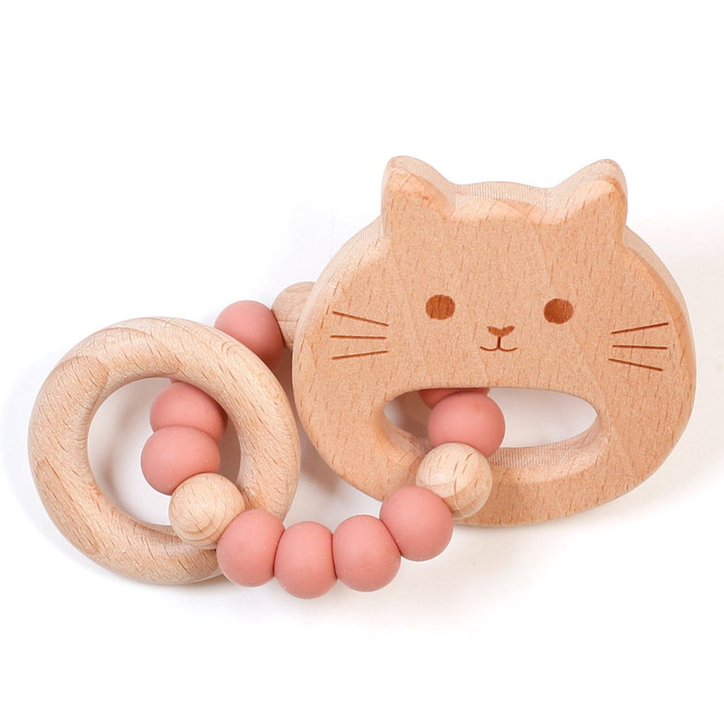 Hochet Mini - Chaton blush