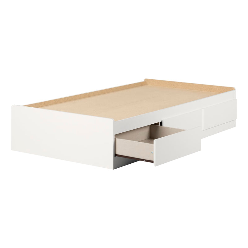 Lit matelot 3 tiroirs simple 39" Logik - Blanc solide
