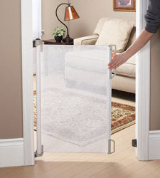 Barrière rétractable - Blanche