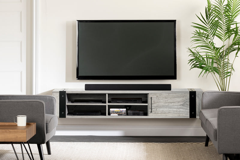 Console média murale 75"  Munich-Pin bord de mer