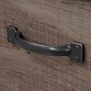 Ulysses double bed 3 drawers - Blueberry