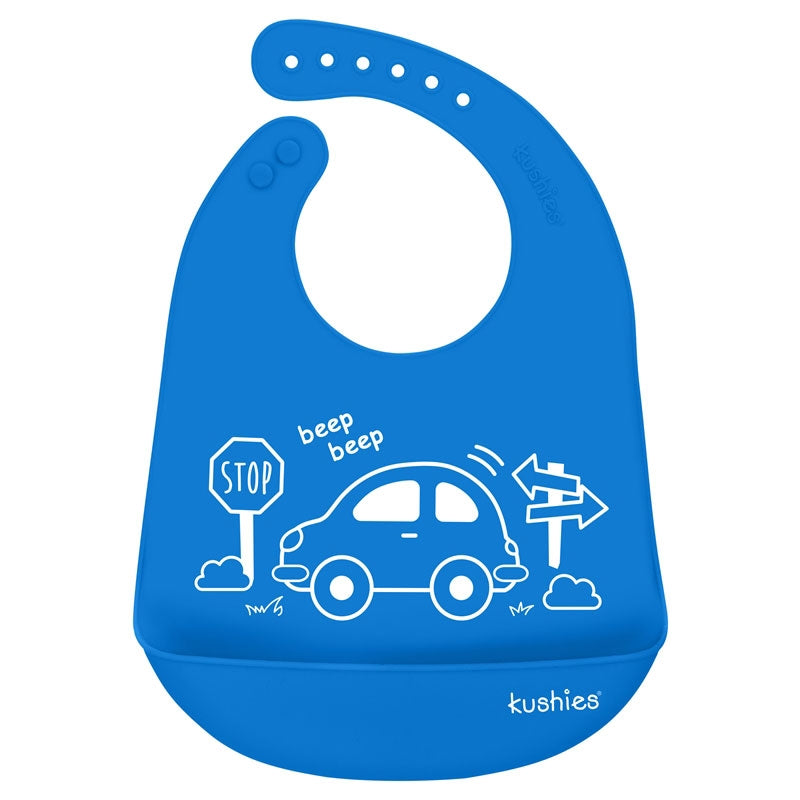 Bavoir en silicone - Silicatch - Voiture