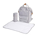 Sac à couches Mani - Gris chiné