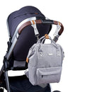 Sac à couches Mani - Gris chiné