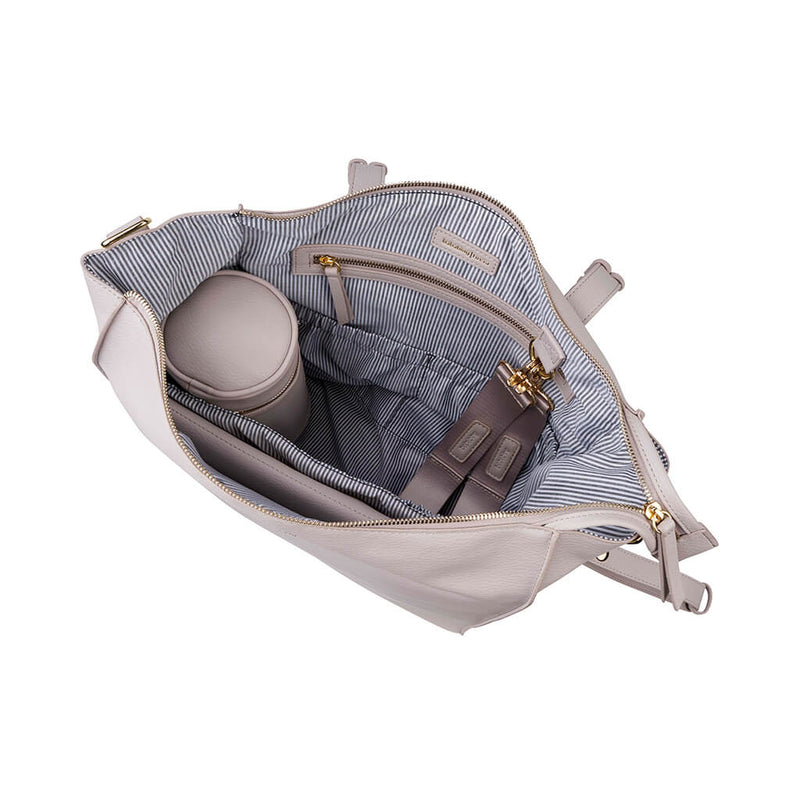 LUCIA CHANGING BAG - GRAY BLUSH