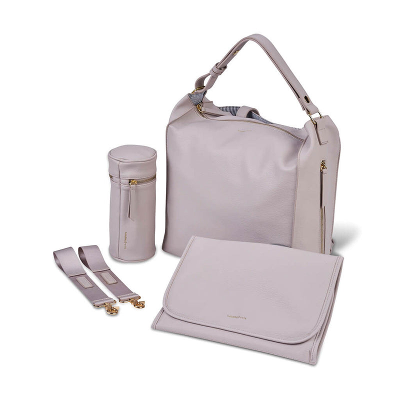 LUCIA CHANGING BAG - GRAY BLUSH