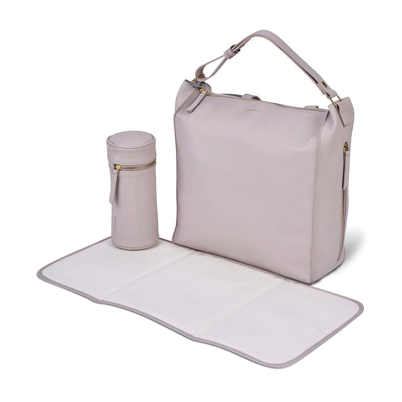 LUCIA CHANGING BAG - GRAY BLUSH