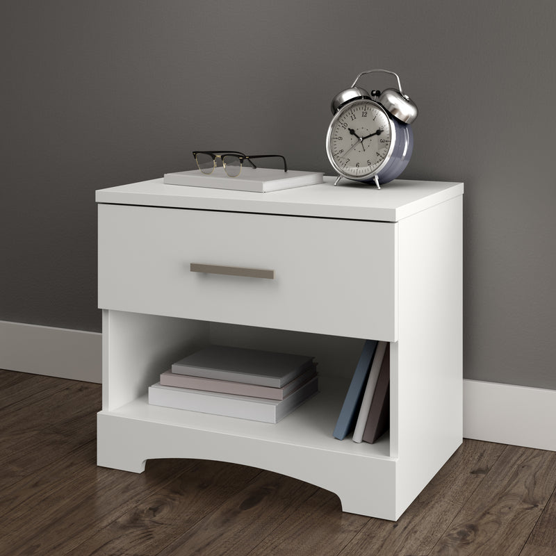 Gramercy 1-Drawer Nightstand - White