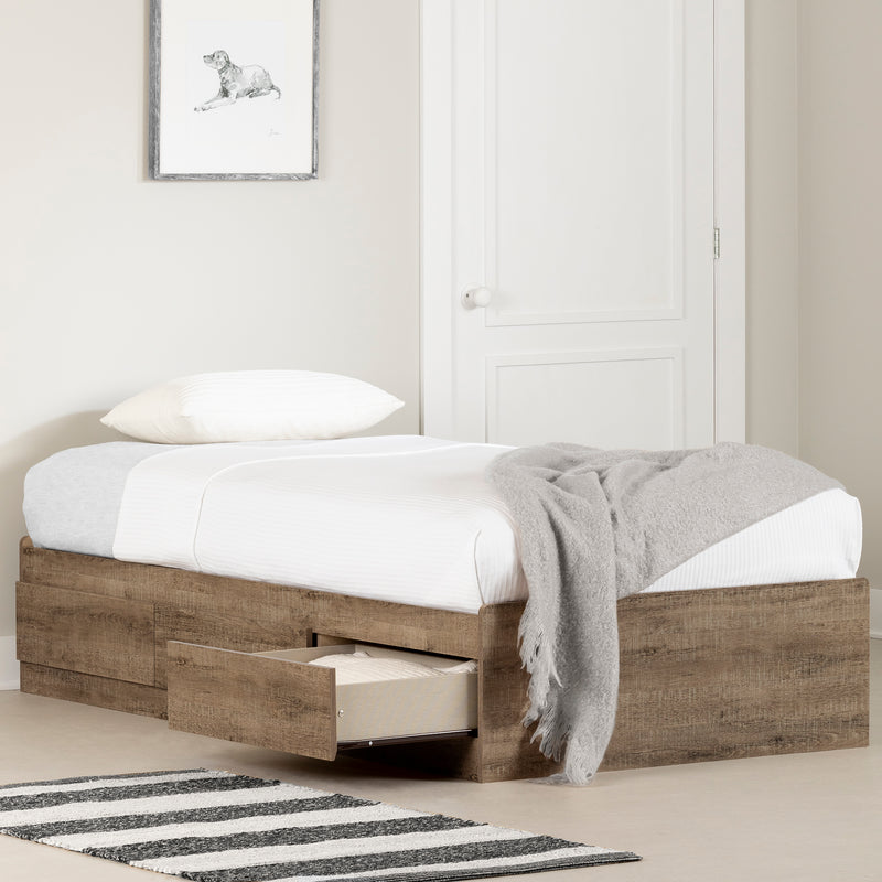 Munich mates bed 3 drawers 39 "- Aged oak