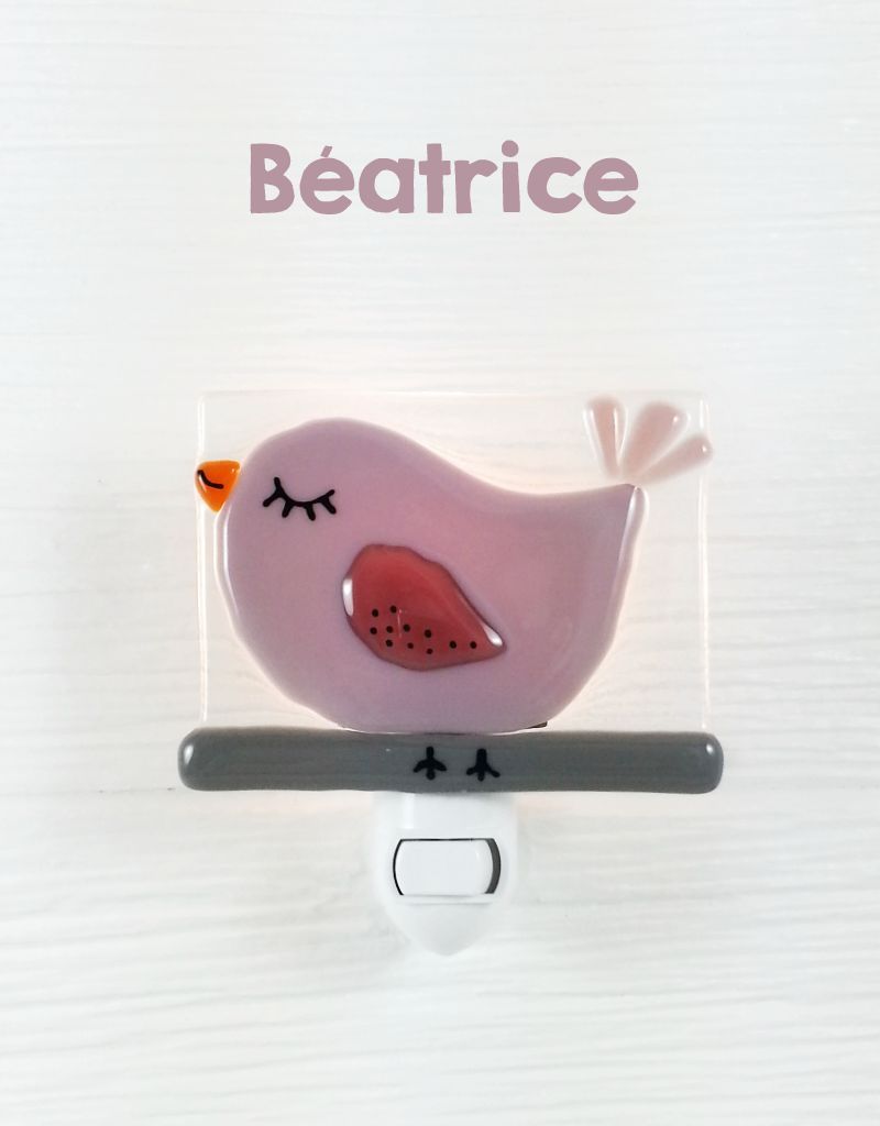 Nightlight Veille sur toi - Oiseau Beatrice