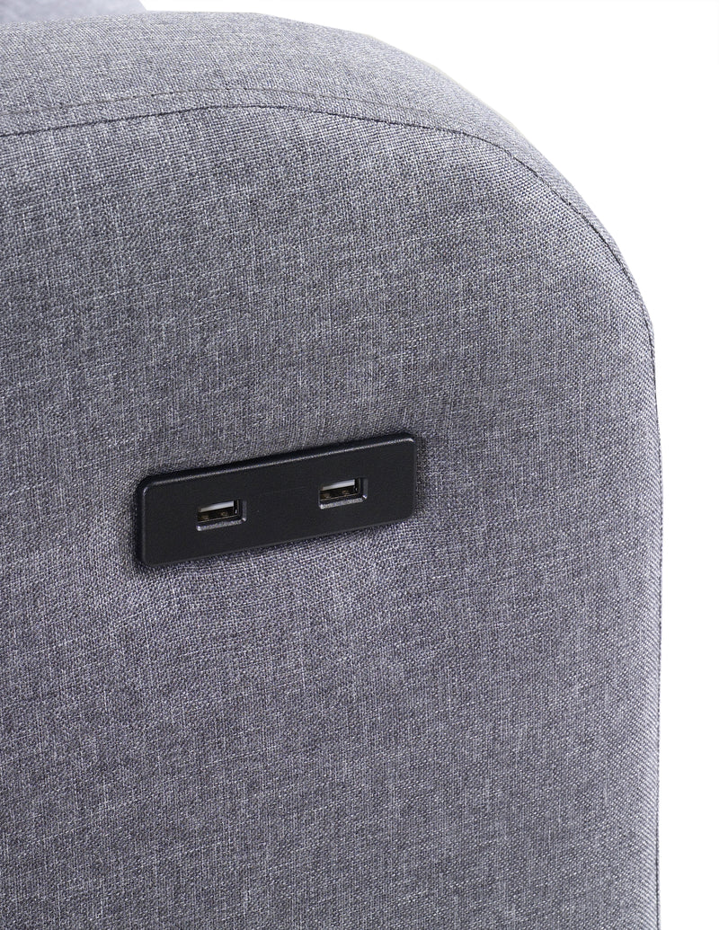 Manual Chair with USB port - Beige