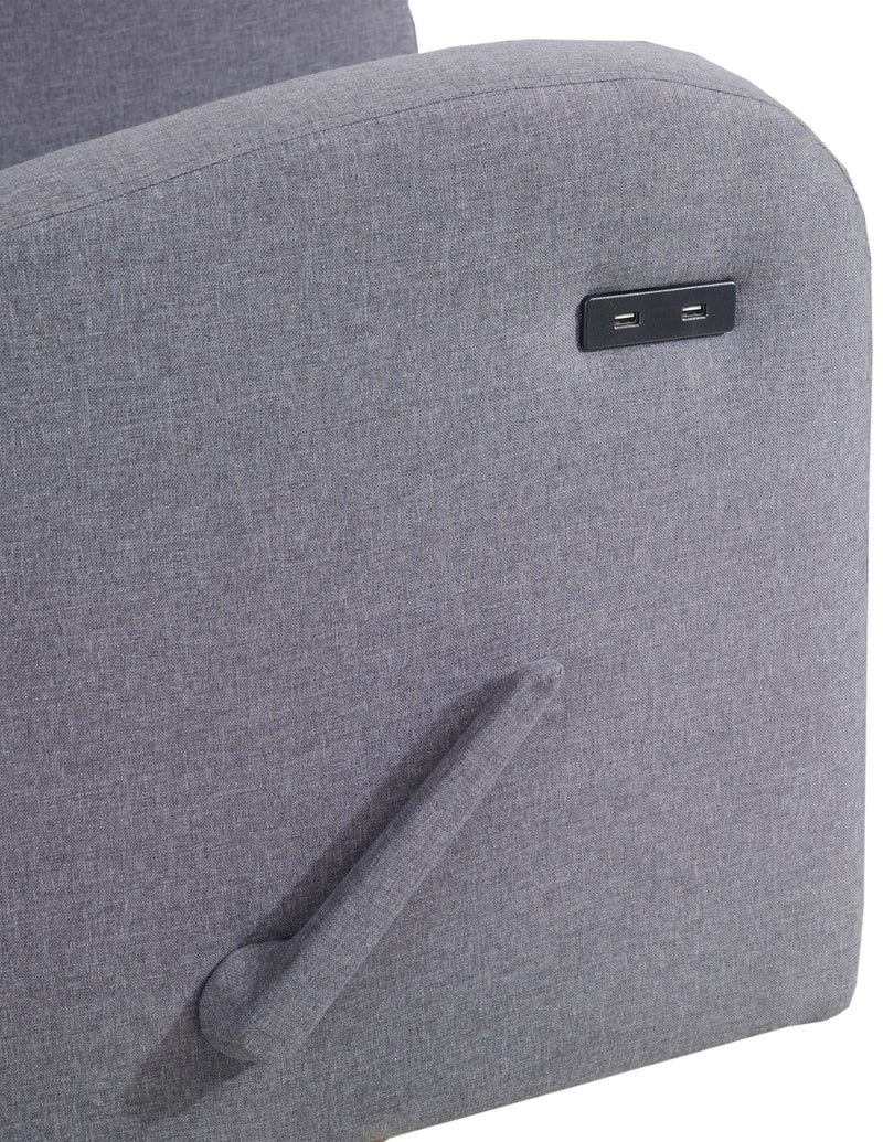 Manual Chair with USB port - Beige