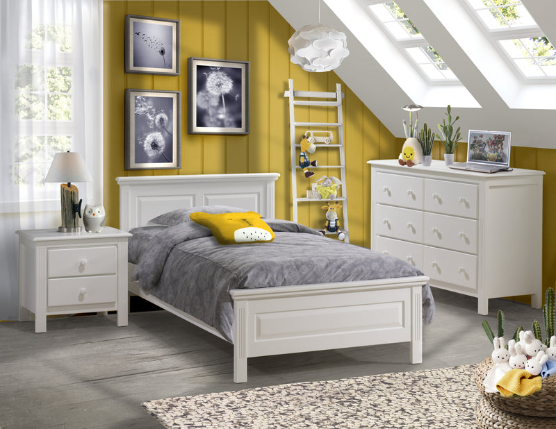 Caleb 3-Piece Juvenile Furniture White