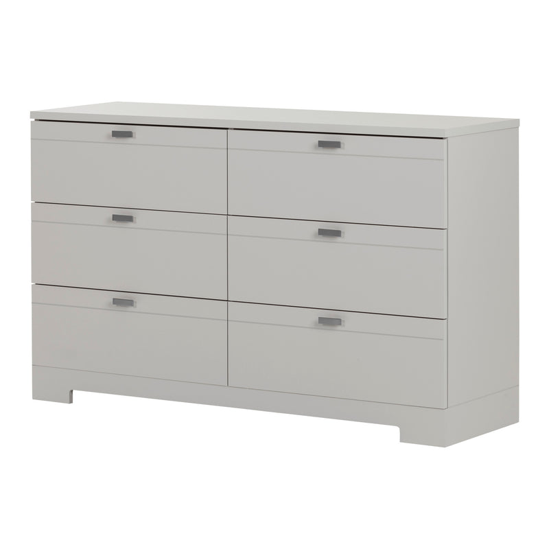 Bureau double Reevo-Gris clair