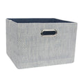 Panier de rangement - Bleu et blanc — Lambs & Ivy