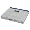 Panier de rangement - Bleu et blanc