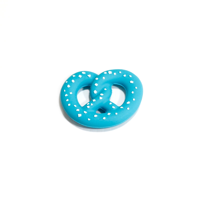Jouet de dentition bretzel - Turquoise foncé