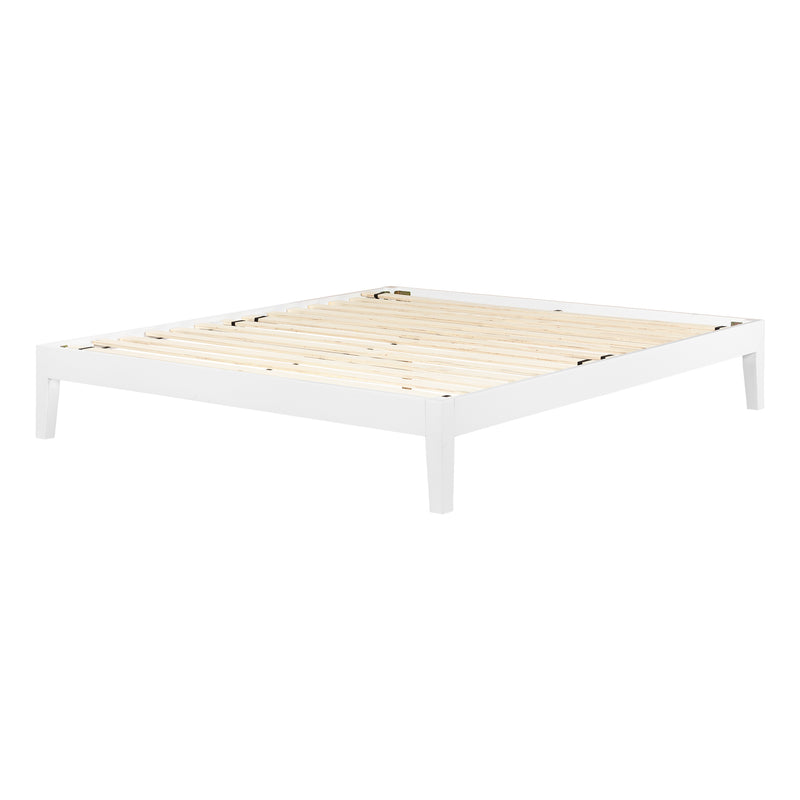 Base de lit 78" Vito - Blanc solide