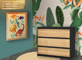 Bureau 3 tiroirs Axel - Noir et Naturel — MEQ
