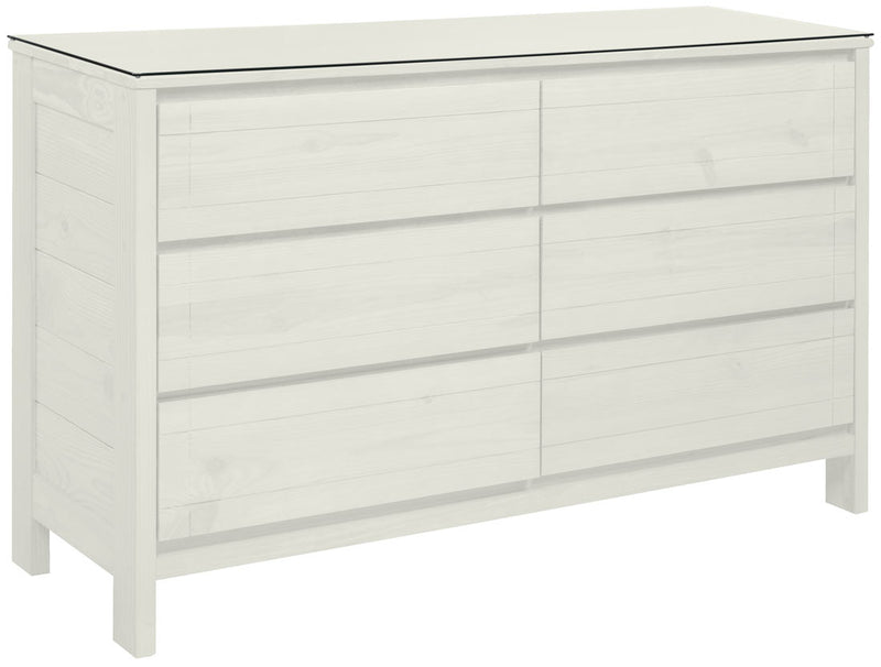 WildRoots 6 drawers Desk - Cloud