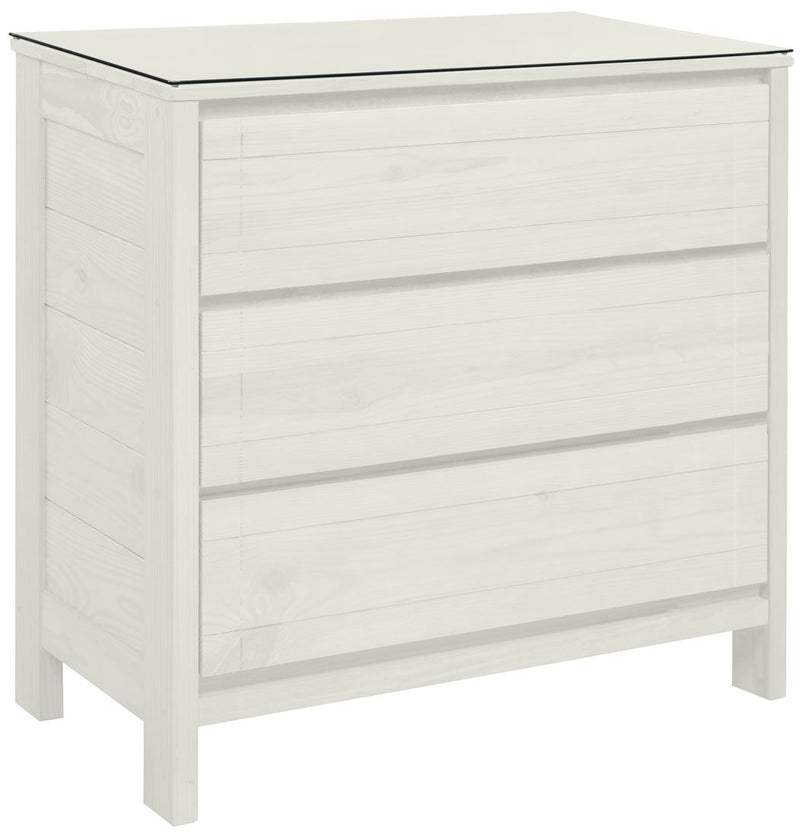 WildRoots 3 drawers Chest - Cloud