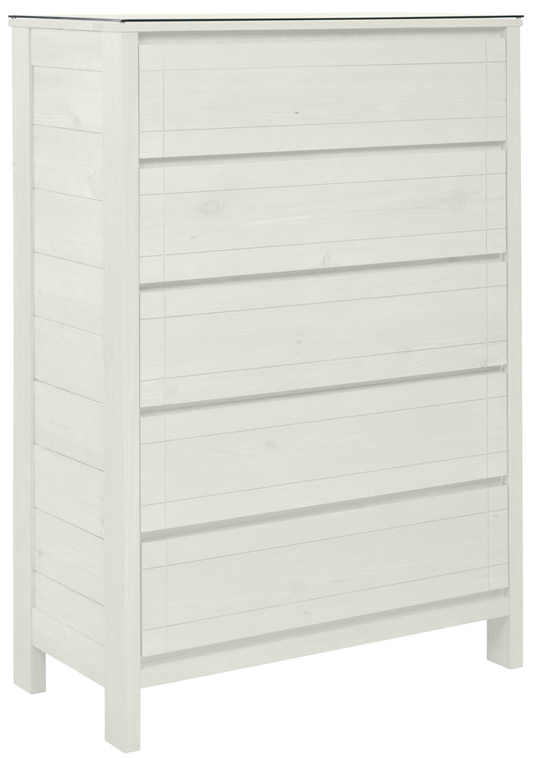 WildRoots 5 drawers Chest - Cloud