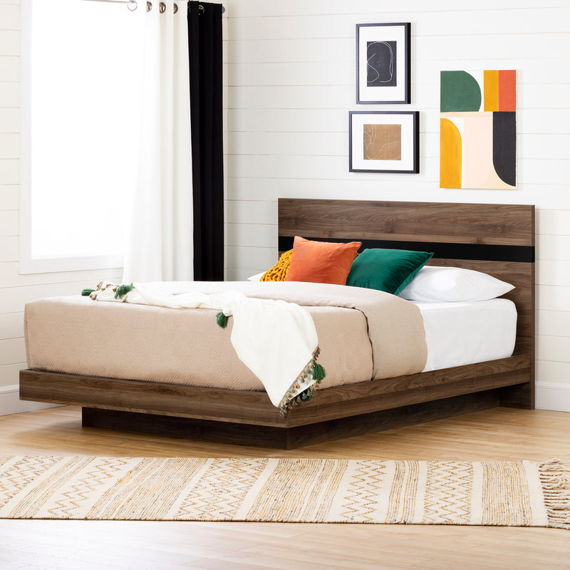 Flam - Bed Set - Platform Bed and Headboard kit