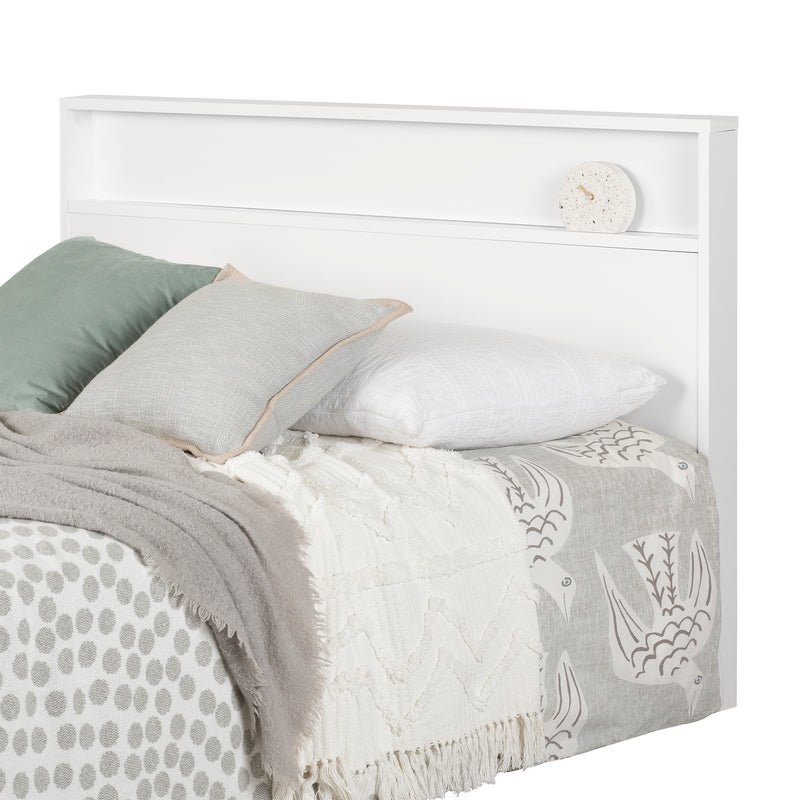 Tête de lit double/queen 54"/60" Holland - Blanc solide