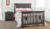 Como Flat Top Forever crib and double dresser Distressed Granite