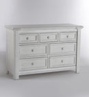 Bureau double Cristallo - Blanc Vintage